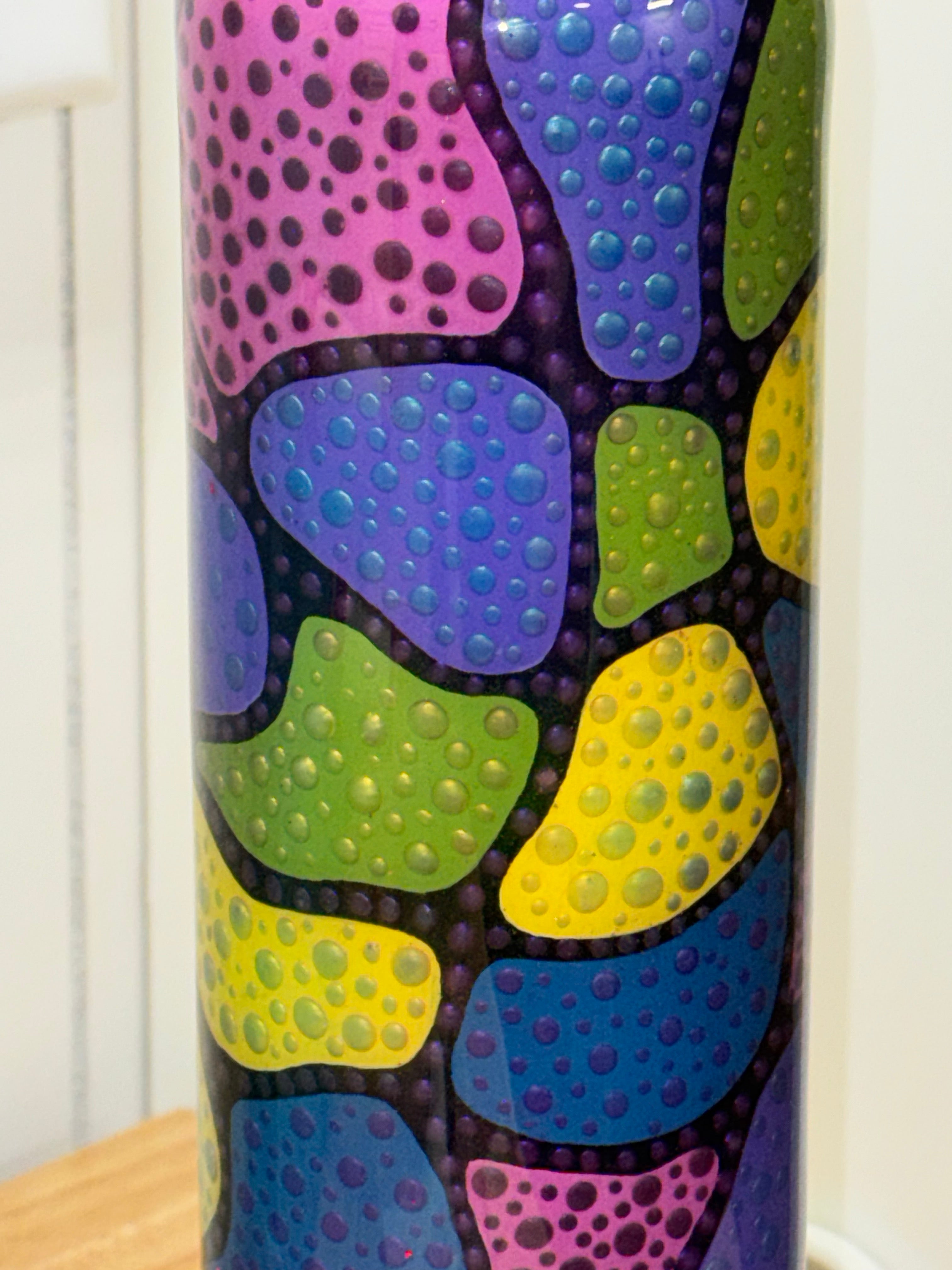 30 oz Hand Painted & Crafted  Tumbler