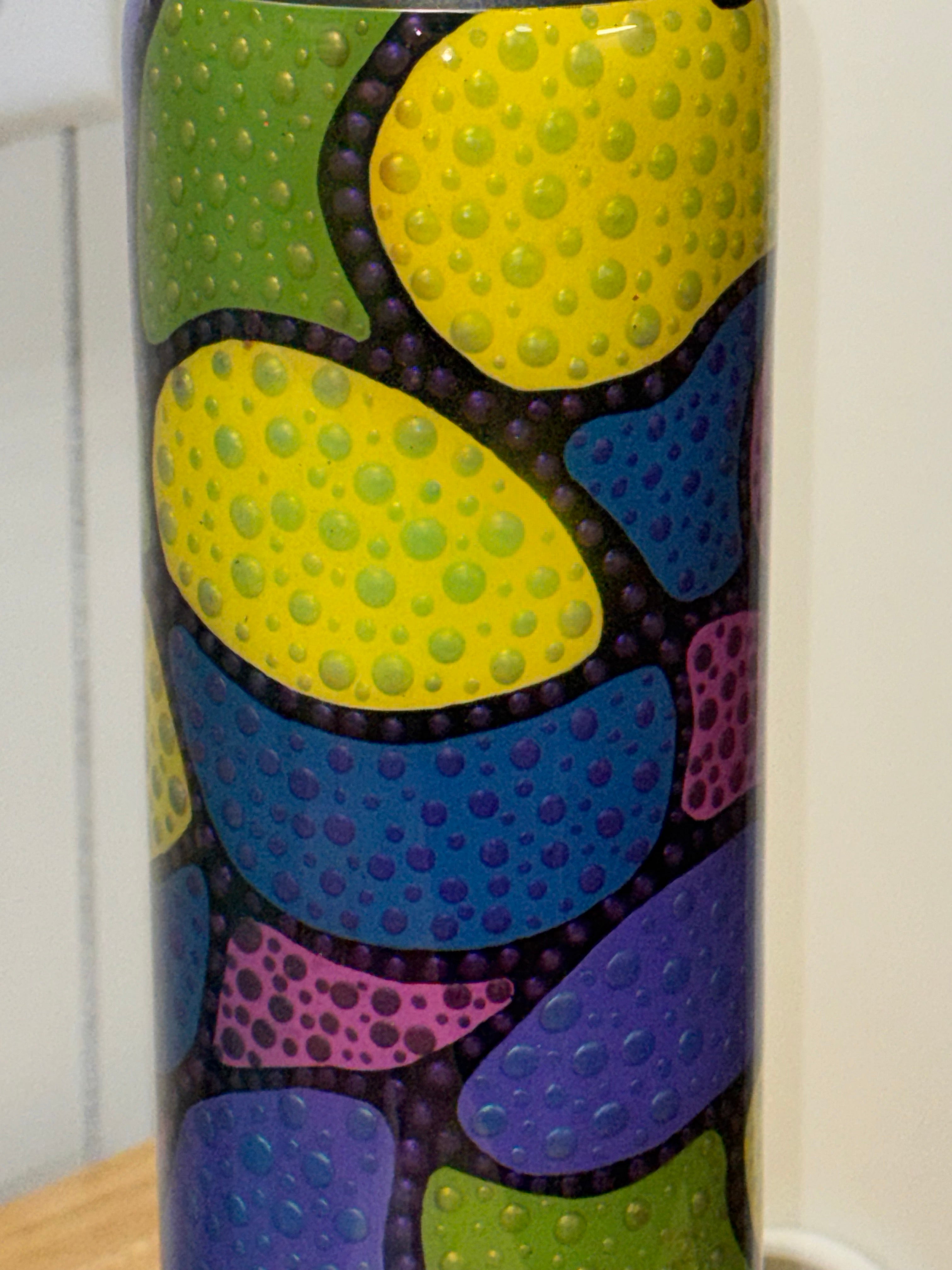 30 oz Hand Painted & Crafted  Tumbler