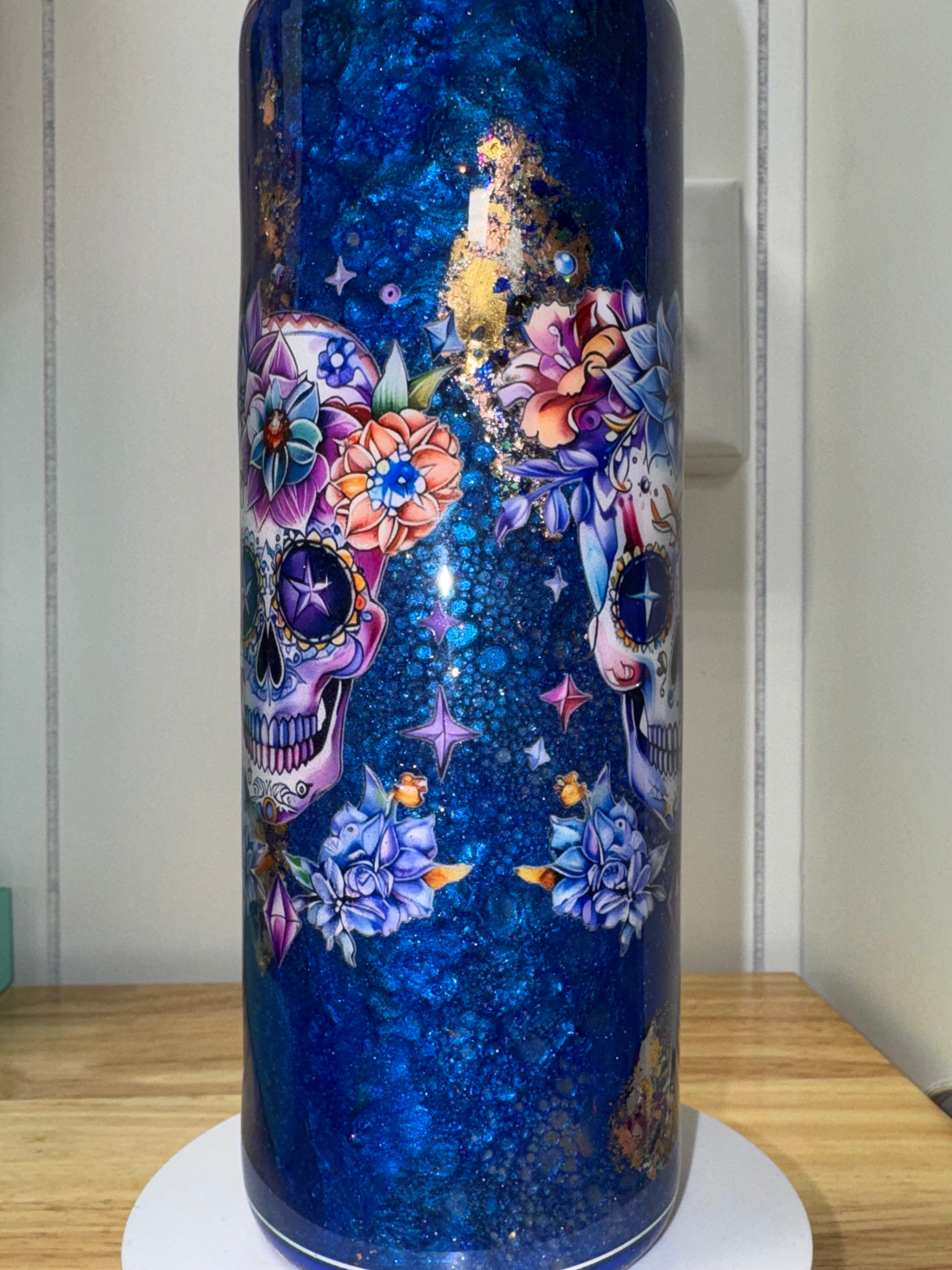 Sugar Skull Dragon Skin 20 oz Tumbler