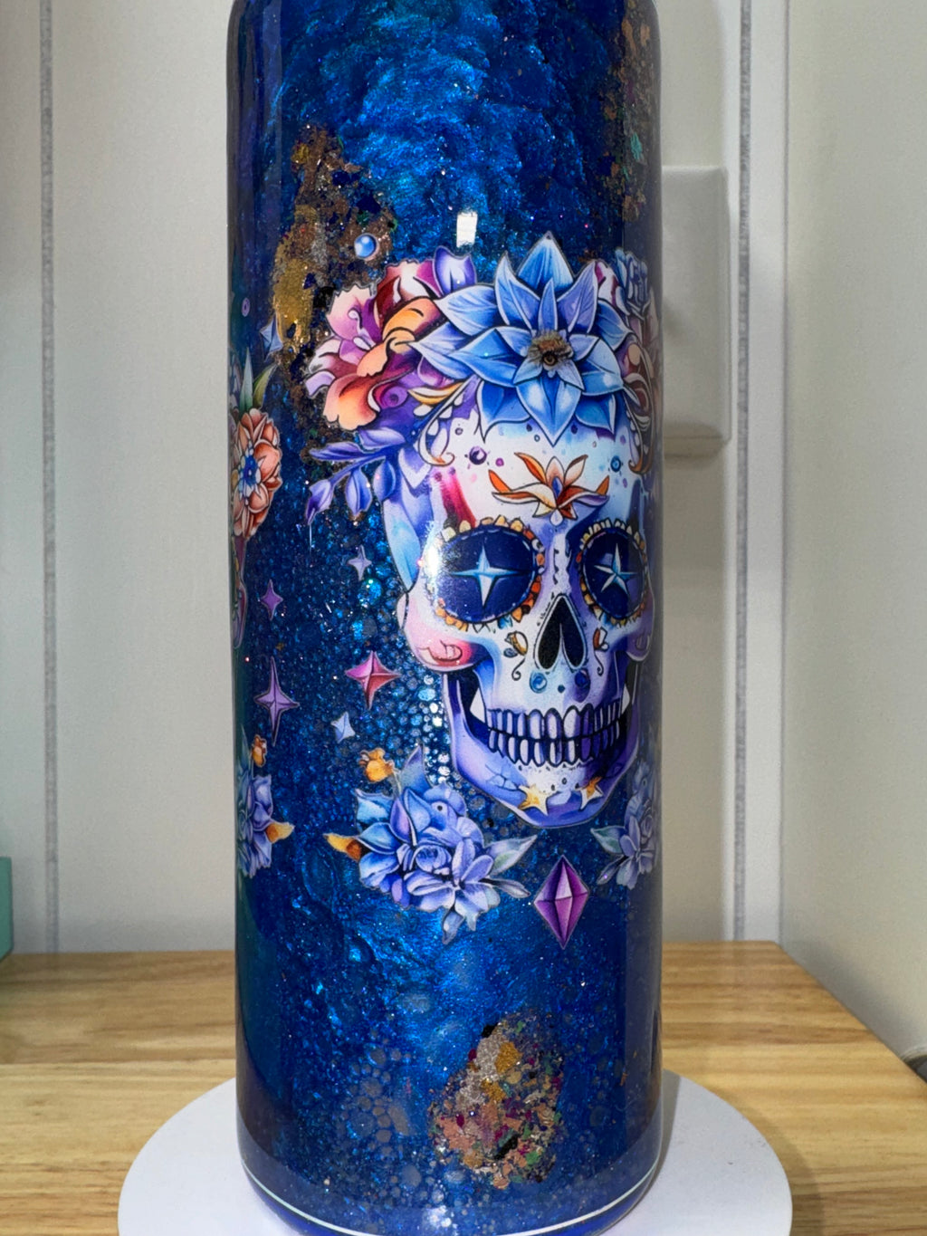 Sugar Skull Dragon Skin 20 oz Tumbler
