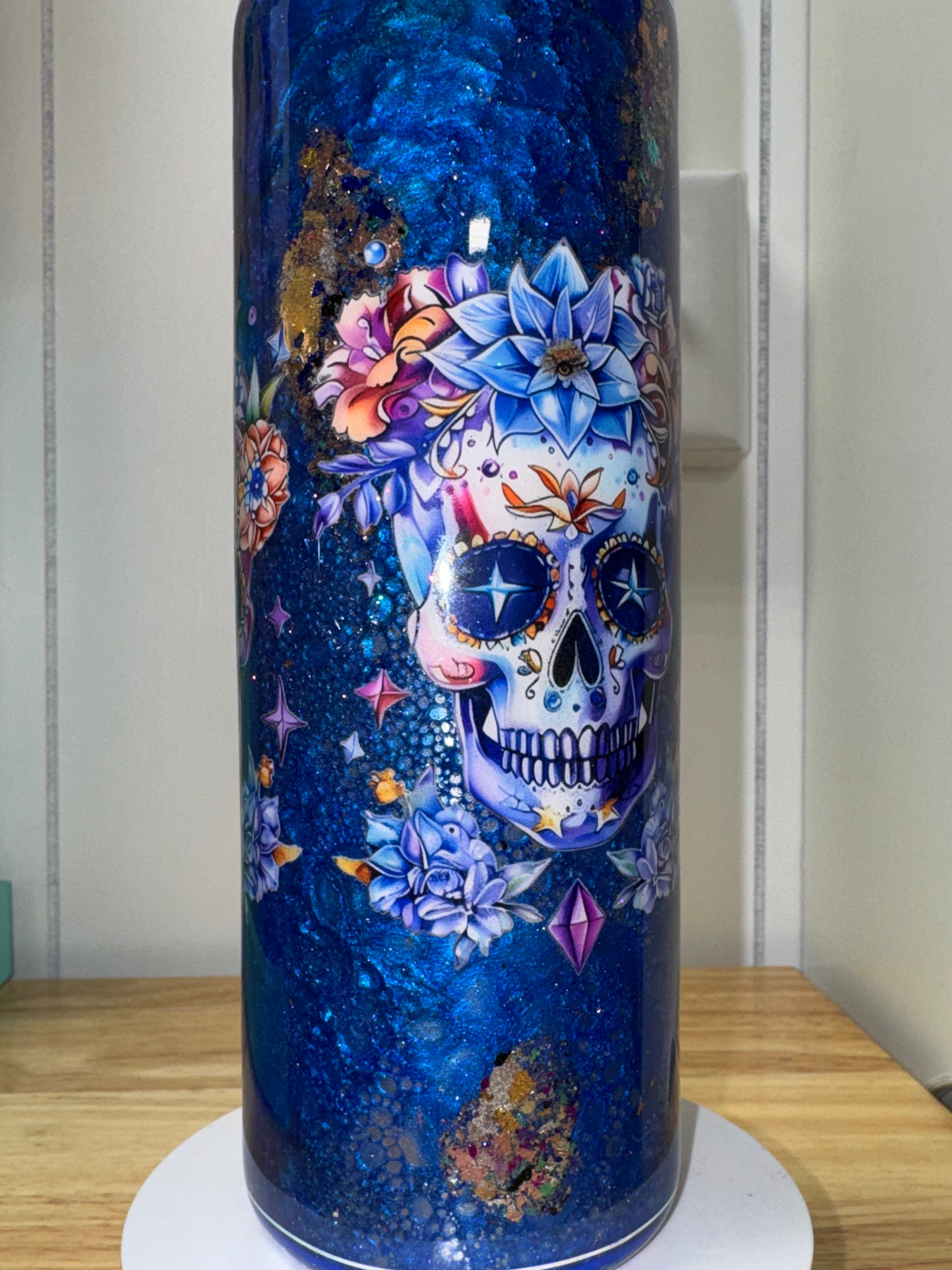 Sugar Skull Dragon Skin 20 oz Tumbler