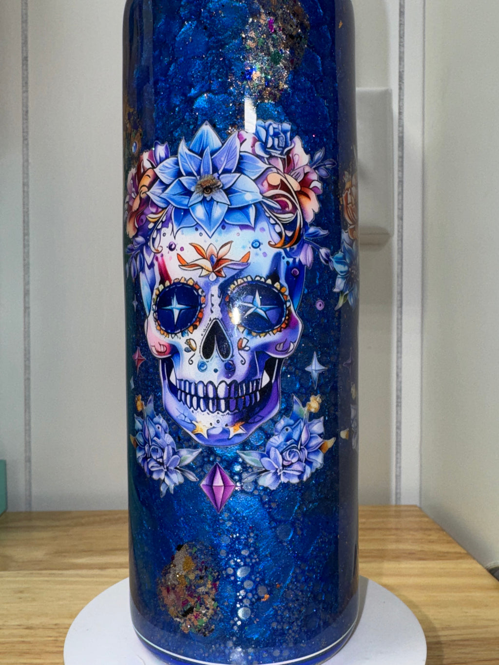 Sugar Skull Dragon Skin 20 oz Tumbler