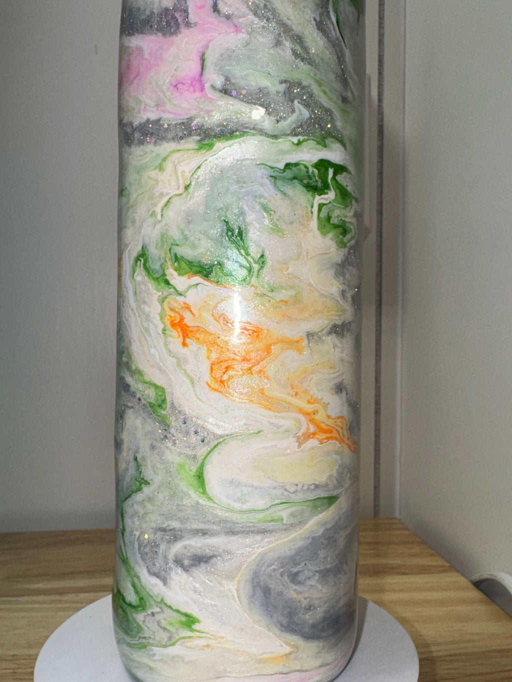 20 oz Marbled Glitter Tumbler