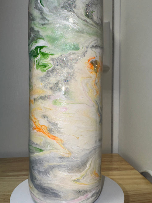 20 oz Marbled Glitter Tumbler
