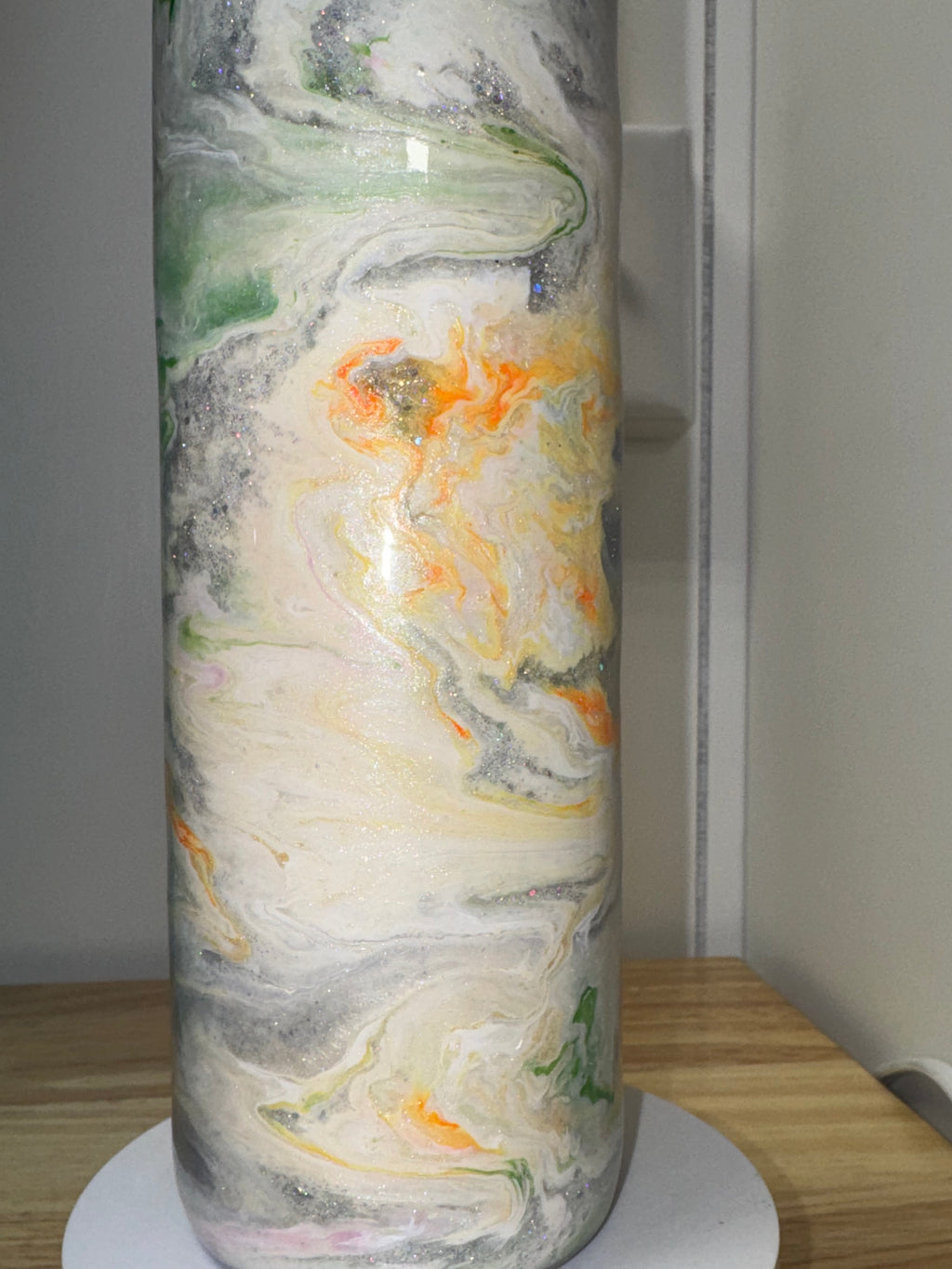 20 oz Marbled Glitter Tumbler