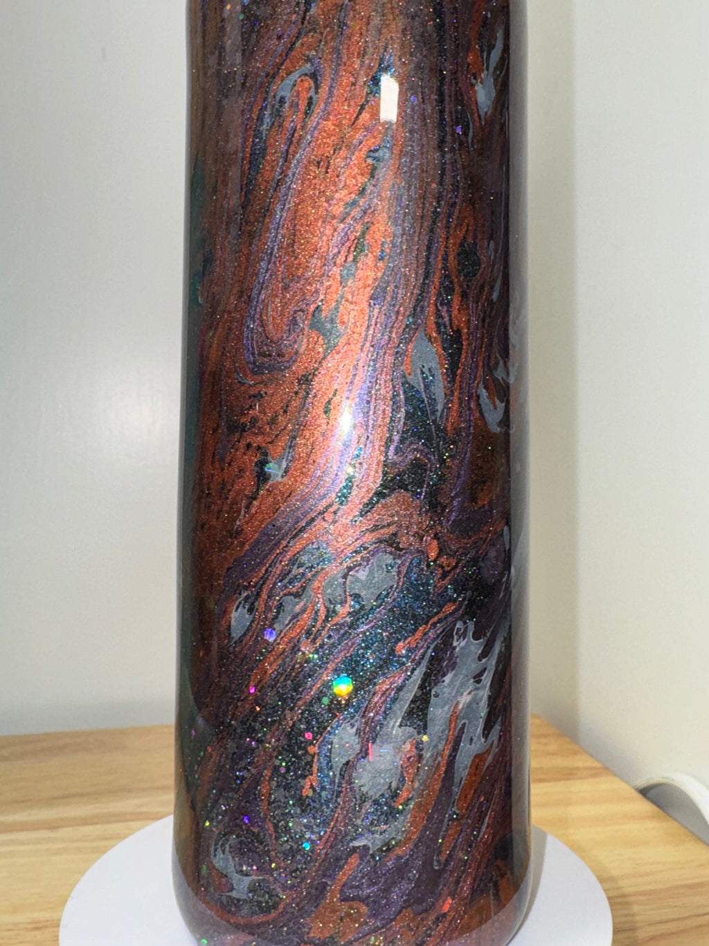 Hydro Dip Resin Art 20 oz Tumbler – One of a Kind