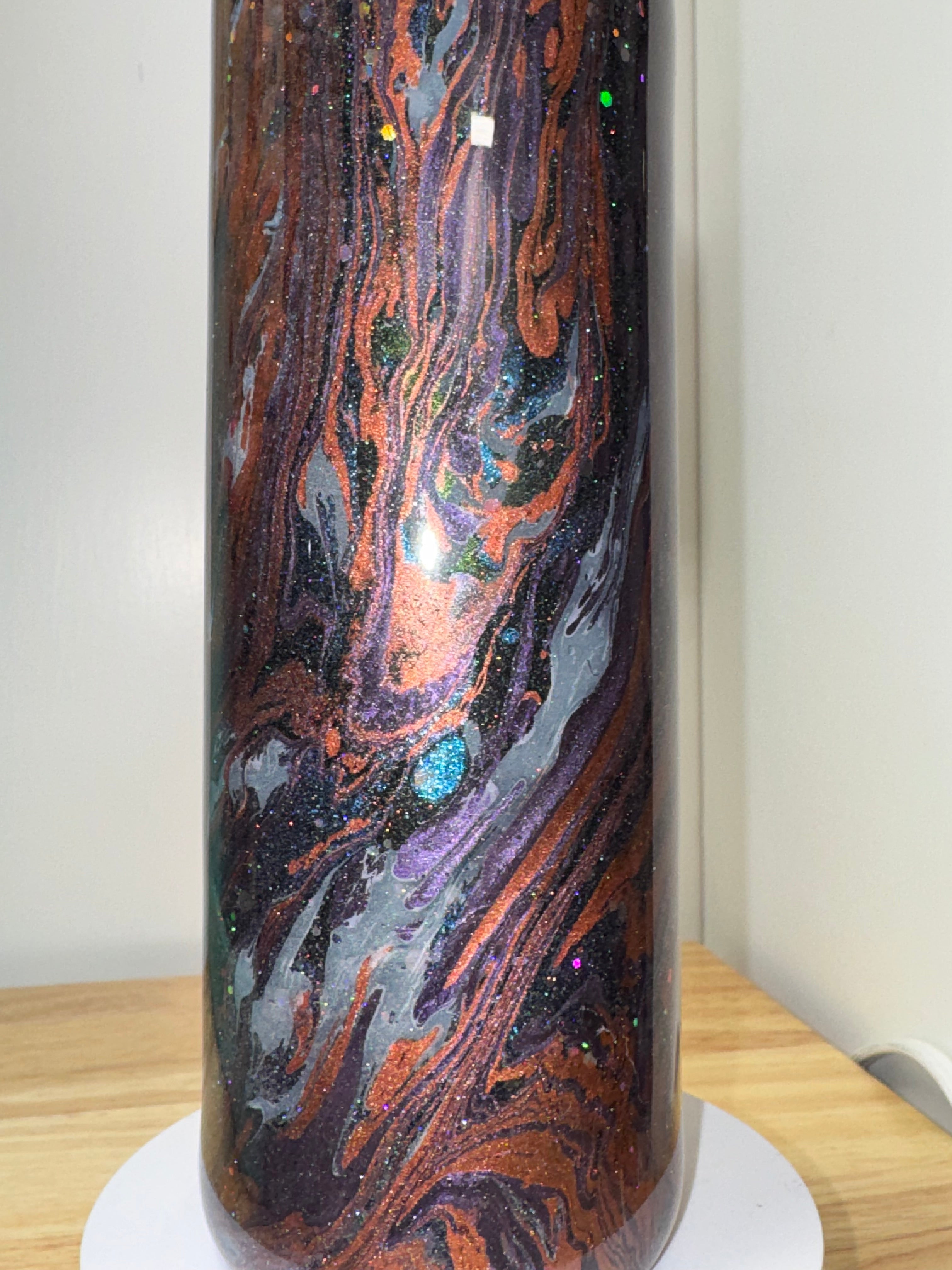 Hydro Dip Resin Art 20 oz Tumbler – One of a Kind